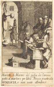 Mariotto di Martino, 1619年。 作者 雅克·卡洛