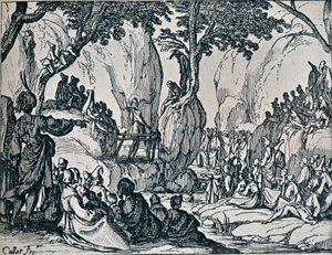 第三号-圣约翰·普林（John Preaching），1635年，1924年 作者 雅克·卡洛