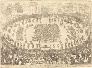 1616年，步兵战役之一。 作者 雅克·卡洛