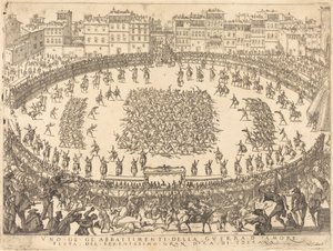 1616年，步兵战役之一。 作者 雅克·卡洛