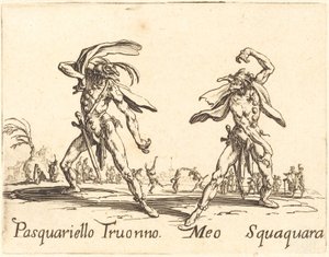 帕斯夸里洛-特鲁诺和梅奥-斯夸夸拉 作者 Jacques Callot