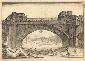 佛罗伦萨韦基奥桥（Ponte Vecchio），佛罗伦萨 作者 雅克·卡洛