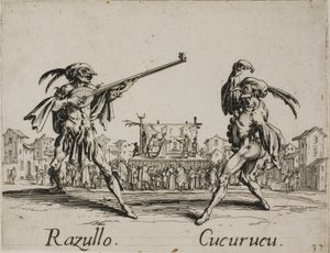 Razullo - Cucurucu，第 19 盘，来自 Balli di Sfessania 作者 雅克·卡洛