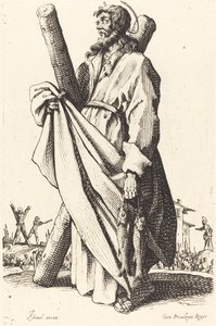 圣安德鲁，1631年出版。 作者 雅克·卡洛