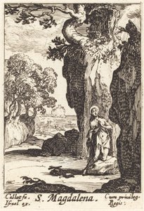 抹大拉的圣玛丽。 作者 Jacques Callot