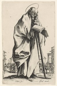 1631年来自伟大使徒的圣西门 作者 雅克·卡洛