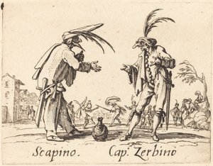Scapino 和 Cap.泽比诺 作者 雅克·卡洛