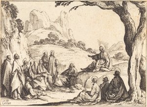 山上布道》，1635年。 作者 雅克·卡洛