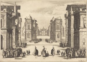 索里马诺，第一幕，1620年。 作者 雅克·卡洛