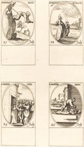 圣潘塔莱昂；圣拿撒勒和塞尔苏斯；圣玛莎；圣贝特丽丝 作者 雅克·卡洛