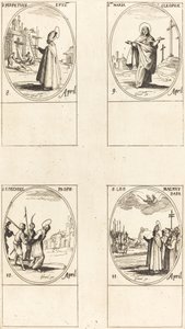 圣佩尔普图斯；圣克利奥法斯的玛丽；圣埃杰西尔；圣利奥大帝 作者 雅克·卡洛