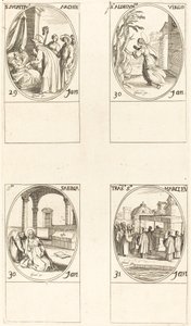 圣Sulpicius; 圣Aldegondes; 圣Sabina; The Calling of St. 作者 雅克·卡洛