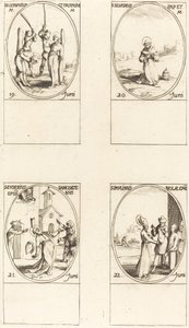 Sts.Gervase & Protase; St. Silverius; St. Eusebius of Samosata; St. Paulinus of Nola. 作者 雅克·卡洛