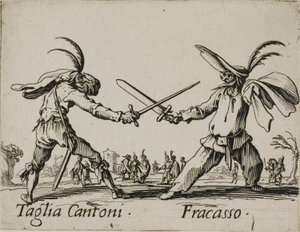 Cut Cantoni - Fracasso，Balli di Sfessania 第 24 盘 作者 雅克·卡洛