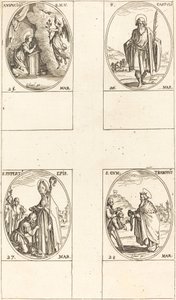 Annunciation, St. Castulus, St. Rupert, St. Gontran. 作者 雅克·卡洛