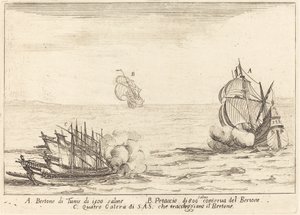 攻击》，1617年。 作者 雅克·卡洛