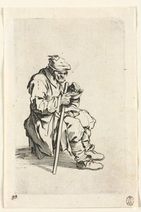 乞eg：乞eg坐下吃饭，c。 1623。 作者 雅克·卡洛