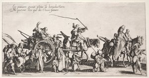 波希米亚人角c。 1621-1625。 作者 雅克·卡洛