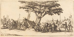 营地，约1633年。 作者 雅克·卡洛