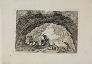 旅人洞穴》，选自《随想曲 作者 雅克·卡洛