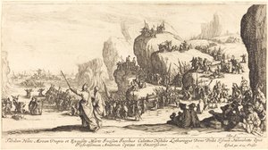 跨越红海》，1629年。 作者 雅克·卡洛