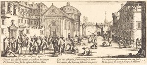 医院，约1633年。 作者 雅克·卡洛