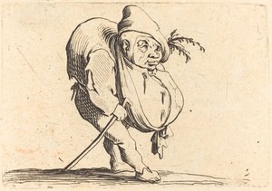 拄着拐杖的驼背 作者 雅克·卡洛