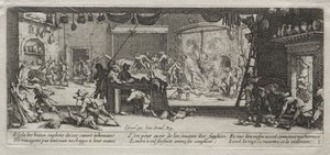 《战争大祸首：掠夺》，1633年。 作者 雅克·卡洛