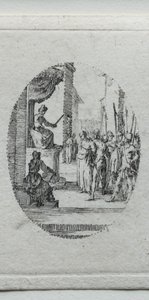 激情的奥秘：彼拉多之前的基督。 作者 Jacques Callot