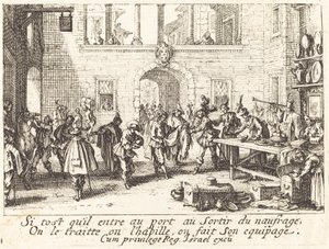 父母赐予的礼物》，1635年。 作者 雅克·卡洛