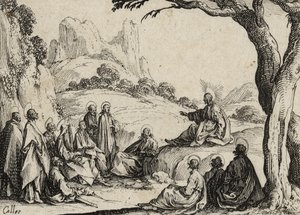 登山宝训，1635年 作者 雅克·卡洛