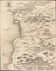 拉罗谢尔之围 [16张图片中的第5张；套装包括1952.8.97-112] 作者 雅克·卡洛
