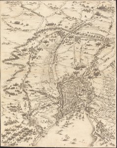 拉罗谢尔之围[16幅中的第6幅；全套包括1952.8.97-112] 作者 雅克·卡洛