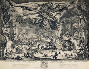 圣安东尼的诱惑》，1635年。   作者 雅克·卡洛