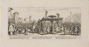 车轮》，选自《战争的悲惨》第十四版 作者 Jacques Callot