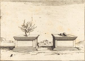 两颗心，1628年。 作者 雅克·卡洛