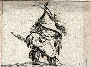 Varie Figure Gobbi ... （雕刻） 作者 雅克·卡洛