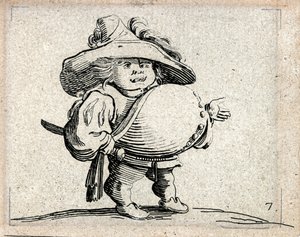 Varie Figure Gobbi ... （雕刻） 作者 雅克·卡洛