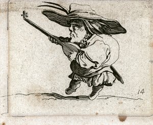 Varie Figure Gobbi ... （雕刻） 作者 雅克·卡洛