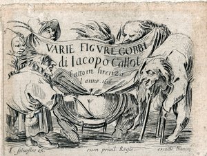 Varie Figure Gobbi，21 幅版画的扉页......（版画） 作者 雅克·卡洛