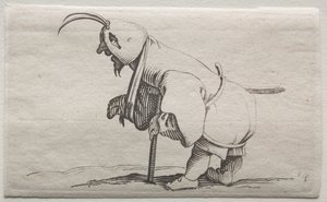 伊阿科波-卡洛特的《戴头巾的跛子》（Varie figure gobbi di Iacopo Callot） 作者 雅克·卡洛