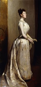 夫人的画像，1889年 作者 雅克·埃米尔·布兰奇