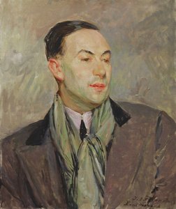 研究保罗莫兰德的肖像（1888-1976）（卡上油）