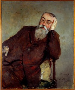 研究弗朗西斯·詹姆斯 (Francis Jammes) (1868-1938) 法国作家 雅克·埃米尔 (Jacques-Emile) 布兰奇 (Jacques-Emile) Blanche (1861-1942) 1917 年的绘画作品。 1x0,81 m 鲁昂，美术博物馆 作者 雅克·埃米尔·布兰奇
