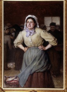 La cancalaise - Jacques Eugene Feyen (1815-1908) 的绘画。