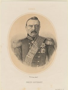 米哈伊尔·德米特里耶维奇·戈尔恰科夫王子的肖像1795-1861年，1865年