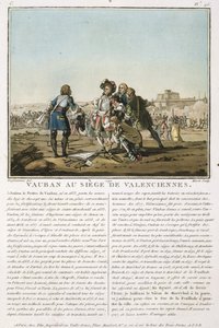 Sebastien le Prestre de Vauban（1633-1707）位于瓦朗谢讷（Siege of Valenciennes）（1677年），由Jean Baptiste Morret（1790-1820）雕刻，1790年（彩色光刻） 作者 雅克·弗朗索瓦·约瑟夫·斯韦巴赫