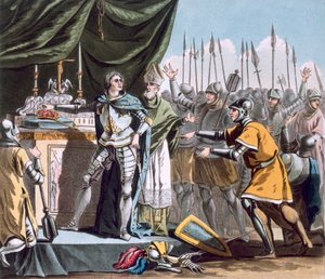 1214年的Bouvines历史性日，由Jean Baptiste Morret（1790  -  1820年），1790年雕刻 作者 雅克·弗朗索瓦·约瑟夫·斯韦巴赫