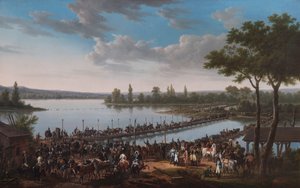 拿破仑在瓦格拉姆战役前的多瑙河通道》，1809年 1810年