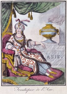亚洲前沿 - 在“旅行百科全书”中，作者 Grasset St Sauveur，编辑。 1796 作者 雅克·格拉塞德·圣索维尔